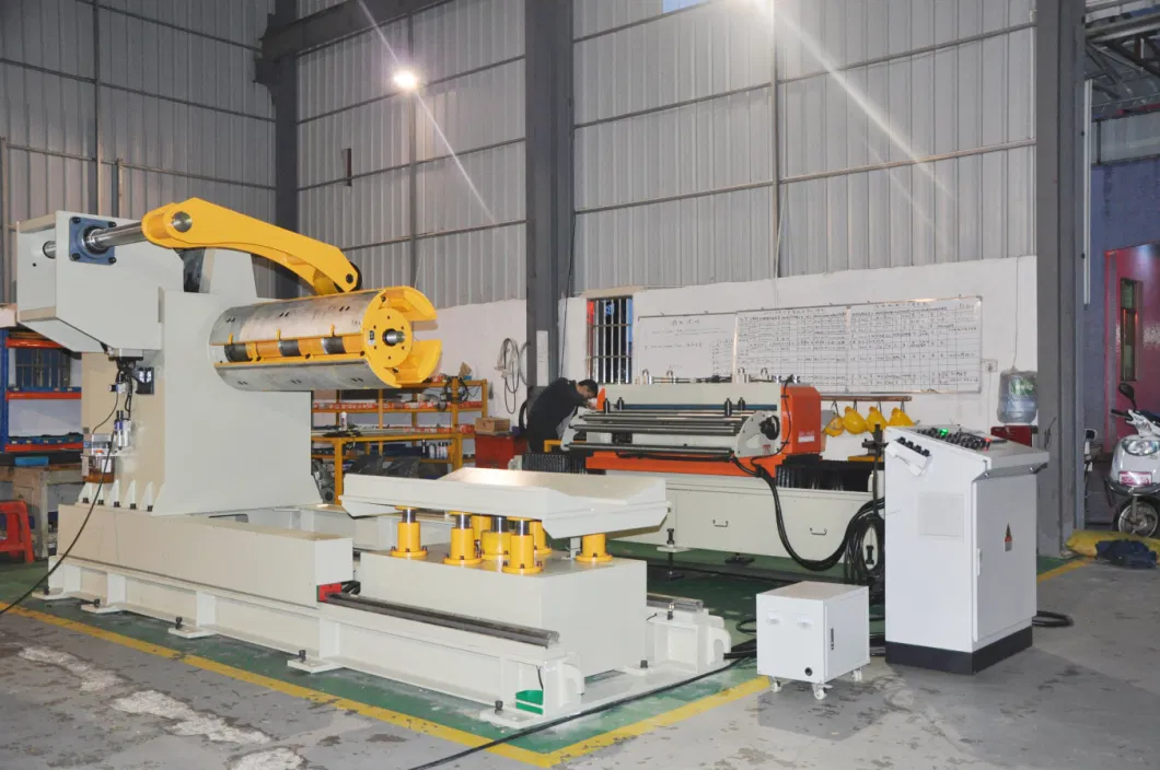 Zig Zag Automatic Strip Nc Servo Roller Feeders with Decoiler Machine for Cutting Disc Blanking Line